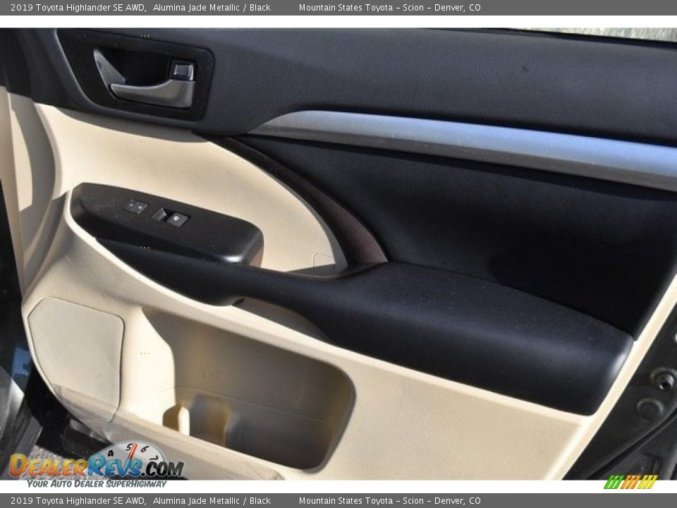 2019 Toyota Highlander SE AWD Alumina Jade Metallic / Black Photo #25