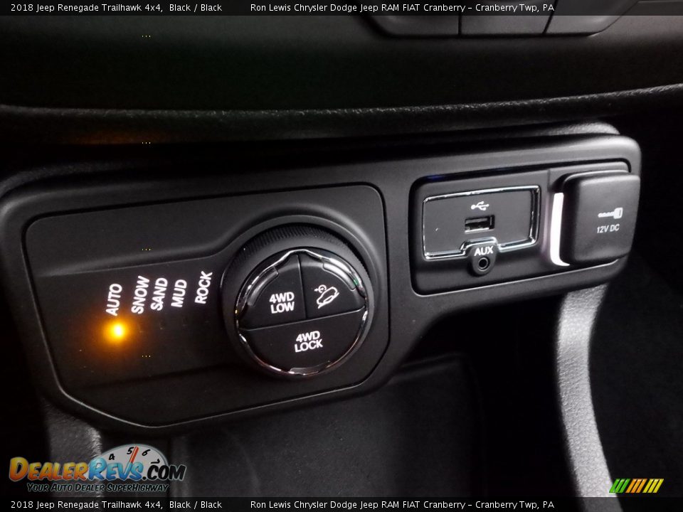 2018 Jeep Renegade Trailhawk 4x4 Black / Black Photo #19