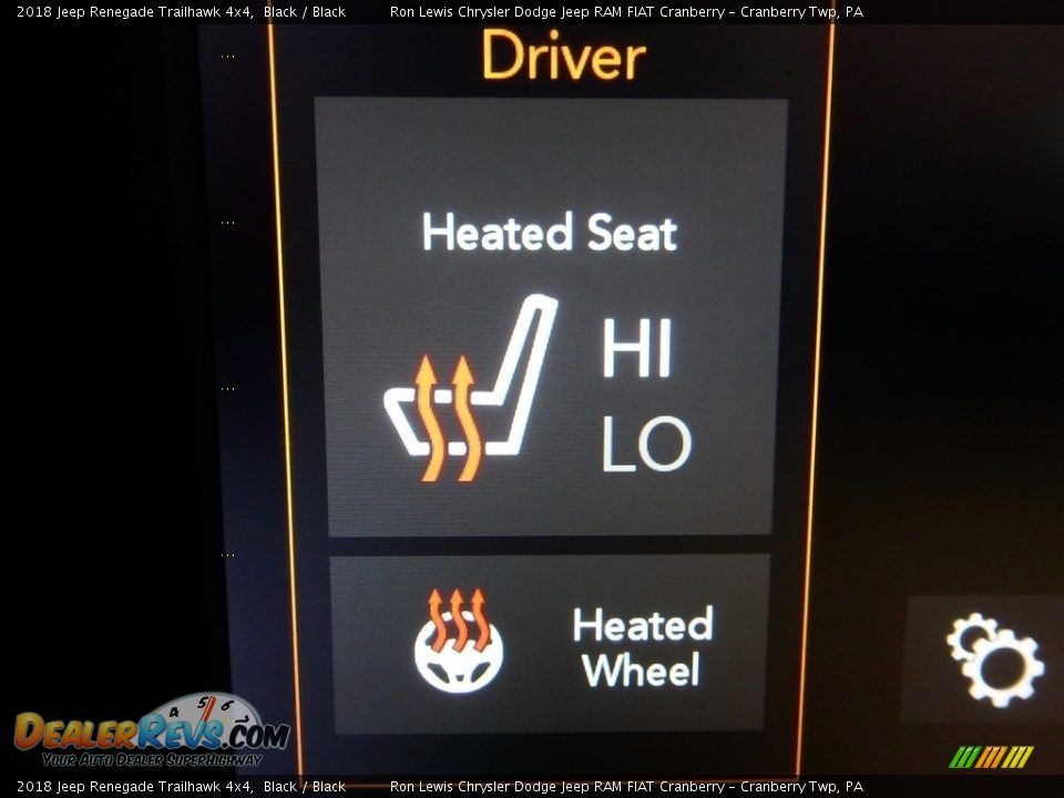 2018 Jeep Renegade Trailhawk 4x4 Black / Black Photo #20