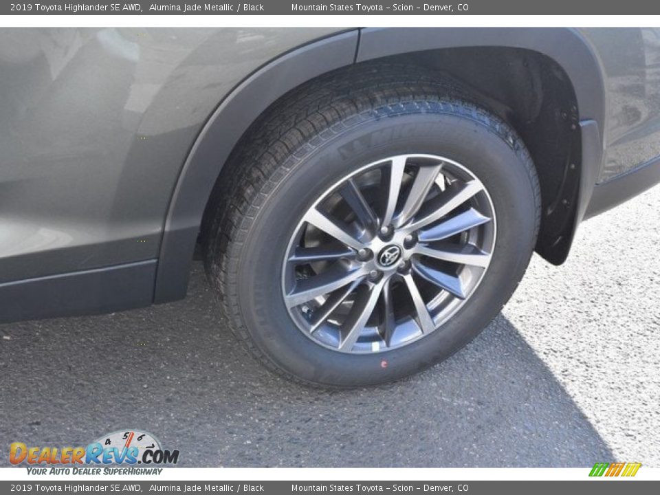 2019 Toyota Highlander SE AWD Alumina Jade Metallic / Black Photo #36