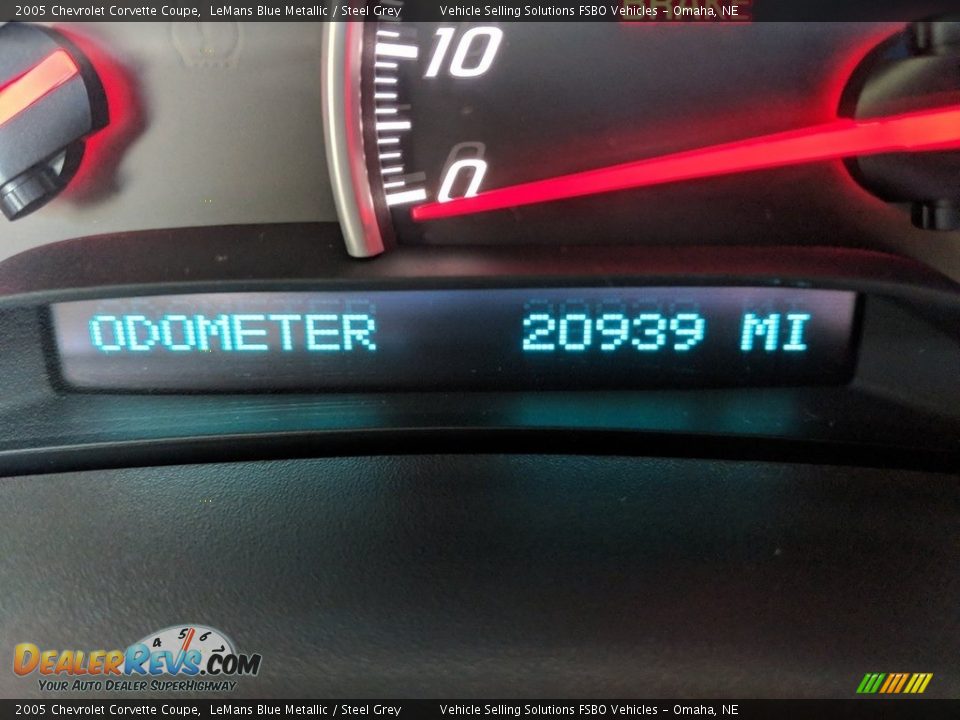 2005 Chevrolet Corvette Coupe LeMans Blue Metallic / Steel Grey Photo #5