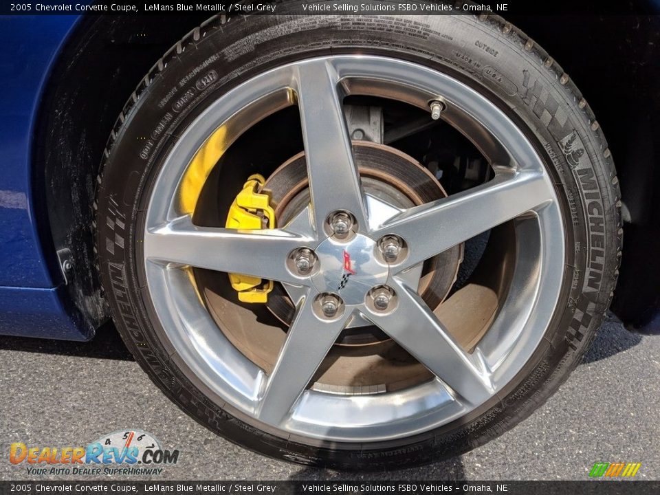 2005 Chevrolet Corvette Coupe LeMans Blue Metallic / Steel Grey Photo #7