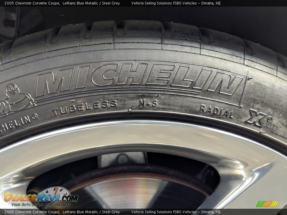 2005 Chevrolet Corvette Coupe LeMans Blue Metallic / Steel Grey Photo #9