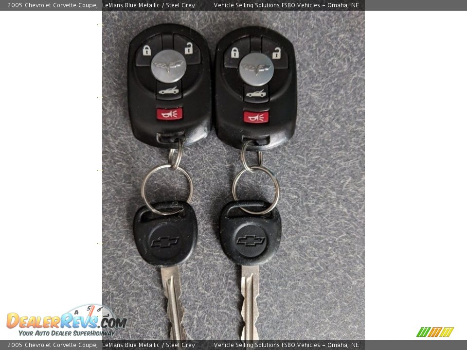 2005 Chevrolet Corvette Coupe LeMans Blue Metallic / Steel Grey Photo #10