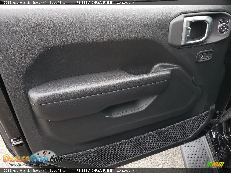 2018 Jeep Wrangler Sport 4x4 Black / Black Photo #7