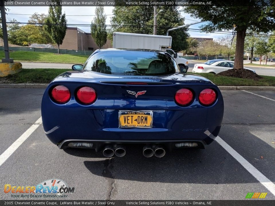 2005 Chevrolet Corvette Coupe LeMans Blue Metallic / Steel Grey Photo #11