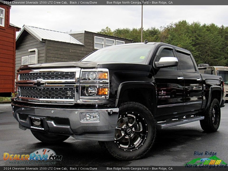 2014 Chevrolet Silverado 1500 LTZ Crew Cab Black / Cocoa/Dune Photo #1