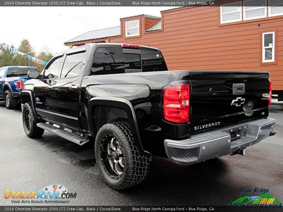 2014 Chevrolet Silverado 1500 LTZ Crew Cab Black / Cocoa/Dune Photo #3