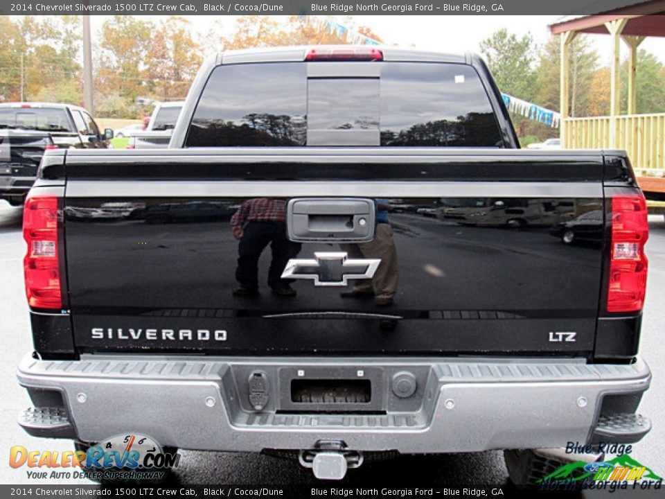 2014 Chevrolet Silverado 1500 LTZ Crew Cab Black / Cocoa/Dune Photo #4