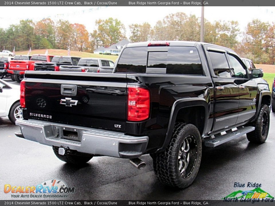 2014 Chevrolet Silverado 1500 LTZ Crew Cab Black / Cocoa/Dune Photo #5
