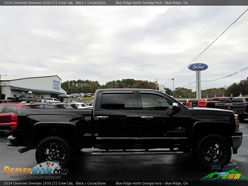 2014 Chevrolet Silverado 1500 LTZ Crew Cab Black / Cocoa/Dune Photo #6