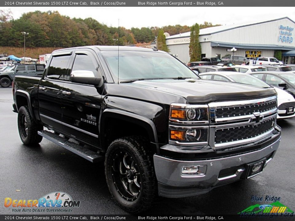 2014 Chevrolet Silverado 1500 LTZ Crew Cab Black / Cocoa/Dune Photo #7