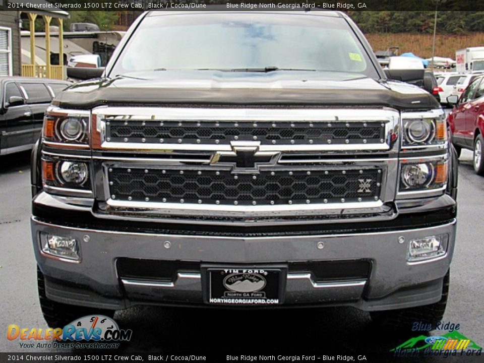 2014 Chevrolet Silverado 1500 LTZ Crew Cab Black / Cocoa/Dune Photo #8