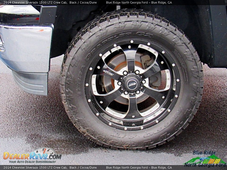 2014 Chevrolet Silverado 1500 LTZ Crew Cab Black / Cocoa/Dune Photo #9