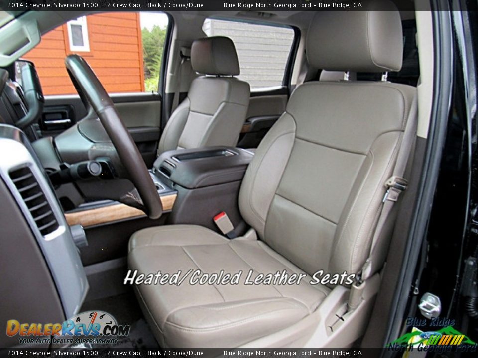 2014 Chevrolet Silverado 1500 LTZ Crew Cab Black / Cocoa/Dune Photo #10