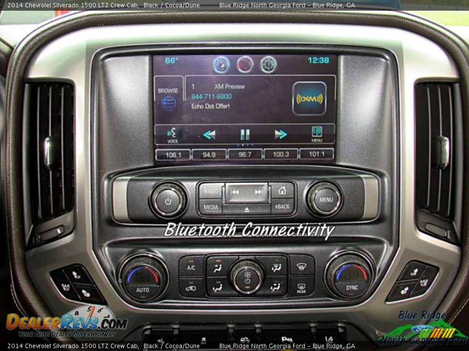 2014 Chevrolet Silverado 1500 LTZ Crew Cab Black / Cocoa/Dune Photo #16