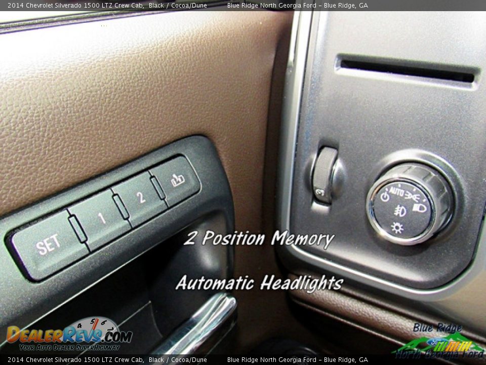 2014 Chevrolet Silverado 1500 LTZ Crew Cab Black / Cocoa/Dune Photo #21