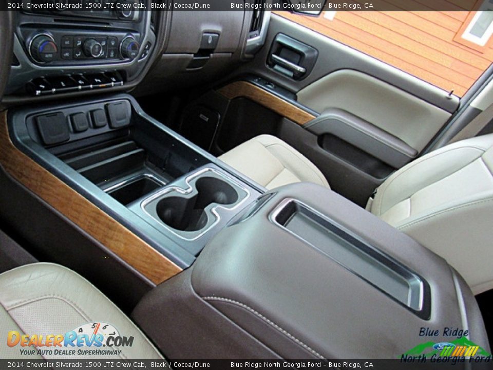 2014 Chevrolet Silverado 1500 LTZ Crew Cab Black / Cocoa/Dune Photo #22