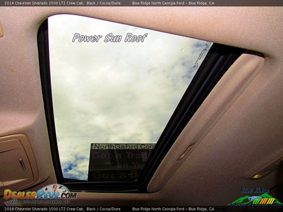 2014 Chevrolet Silverado 1500 LTZ Crew Cab Black / Cocoa/Dune Photo #23