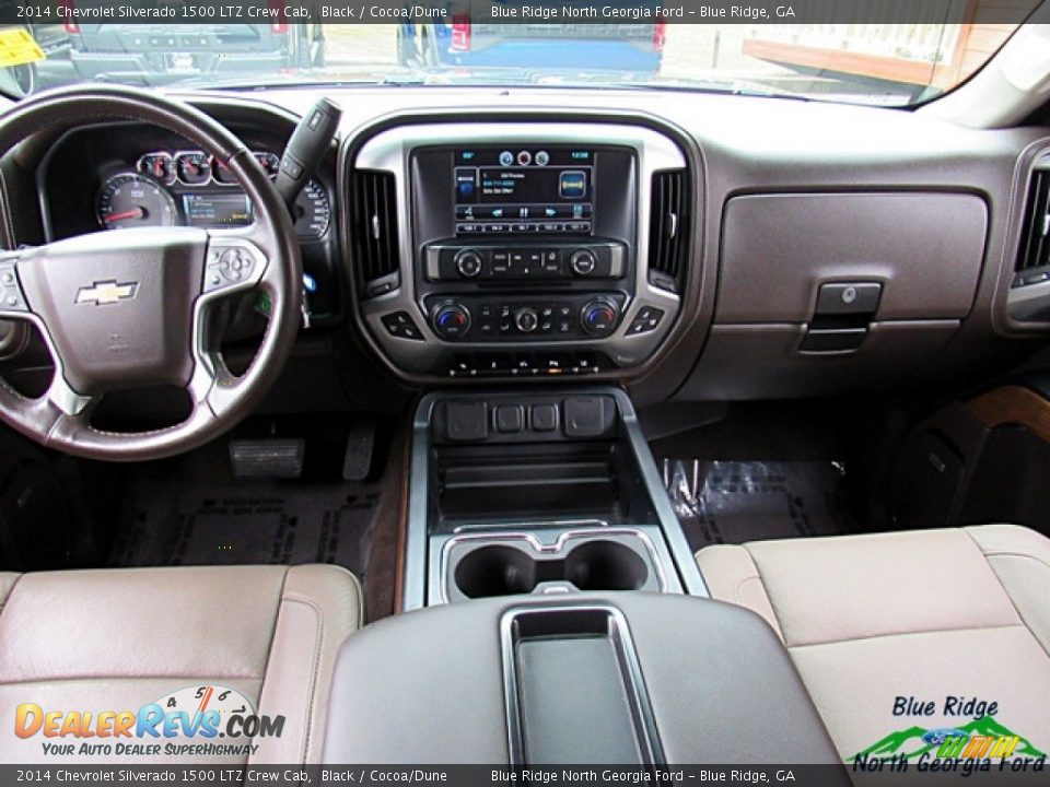 2014 Chevrolet Silverado 1500 LTZ Crew Cab Black / Cocoa/Dune Photo #26