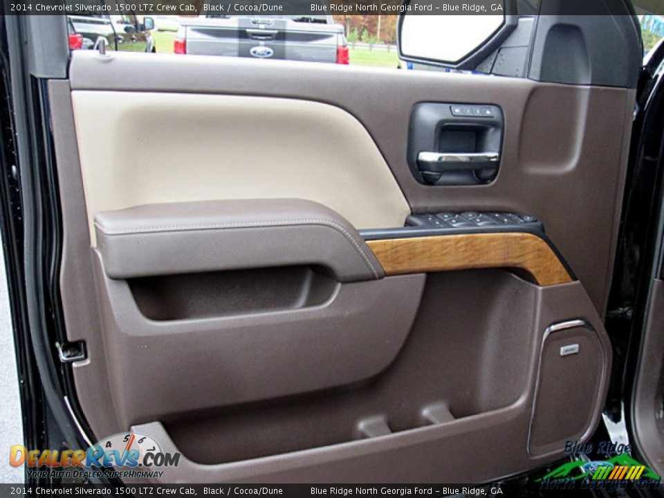 2014 Chevrolet Silverado 1500 LTZ Crew Cab Black / Cocoa/Dune Photo #29