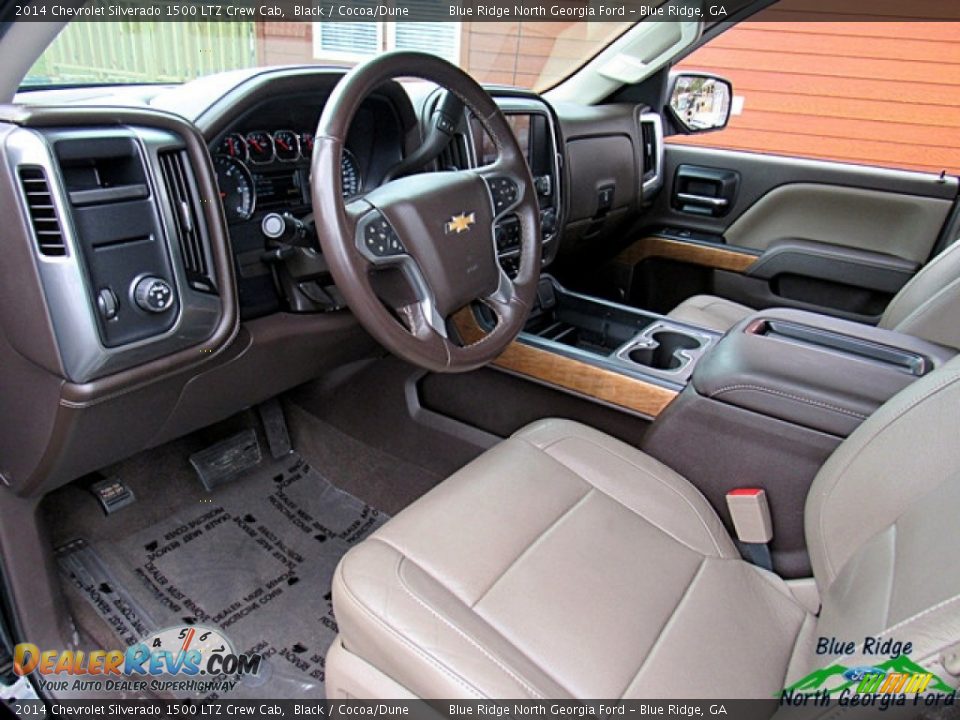 2014 Chevrolet Silverado 1500 LTZ Crew Cab Black / Cocoa/Dune Photo #30