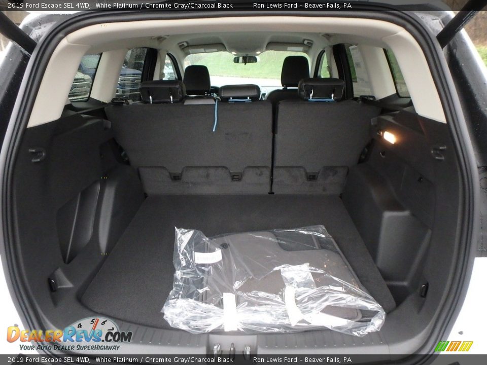 2019 Ford Escape SEL 4WD White Platinum / Chromite Gray/Charcoal Black Photo #3