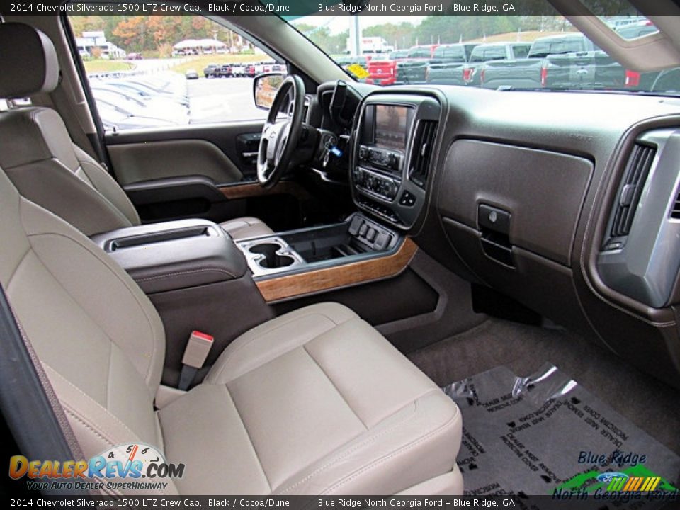 2014 Chevrolet Silverado 1500 LTZ Crew Cab Black / Cocoa/Dune Photo #31