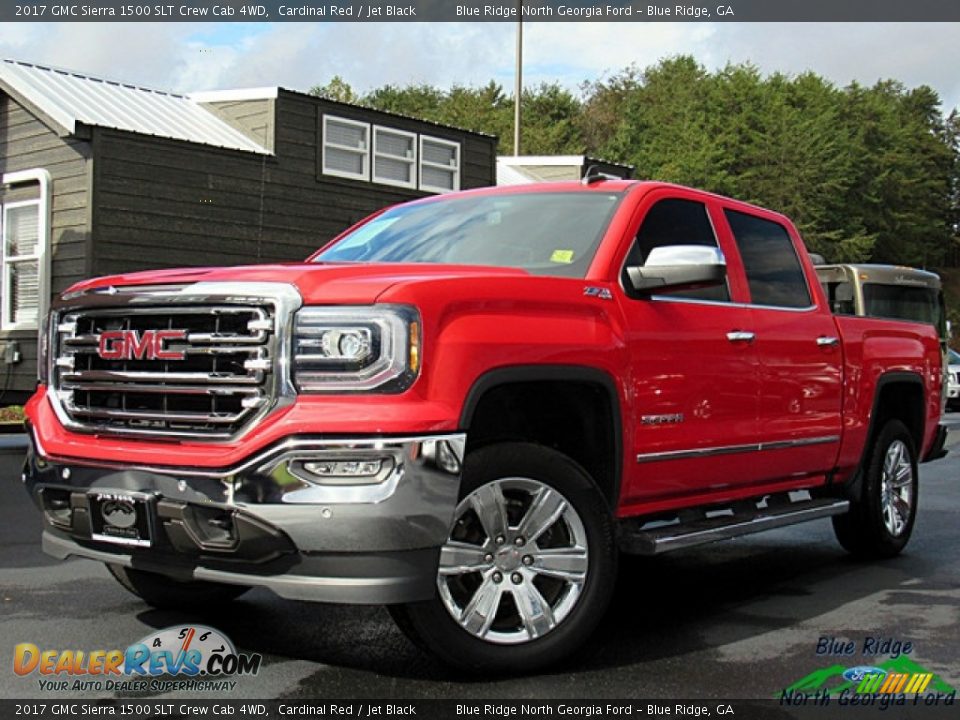 2017 GMC Sierra 1500 SLT Crew Cab 4WD Cardinal Red / Jet Black Photo #1