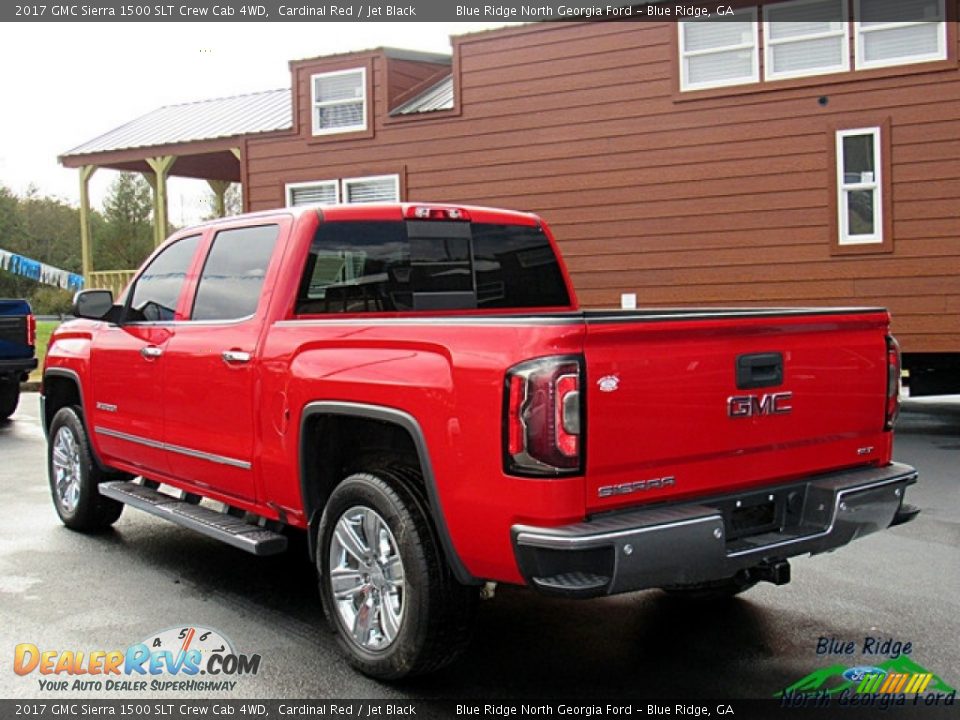 2017 GMC Sierra 1500 SLT Crew Cab 4WD Cardinal Red / Jet Black Photo #3