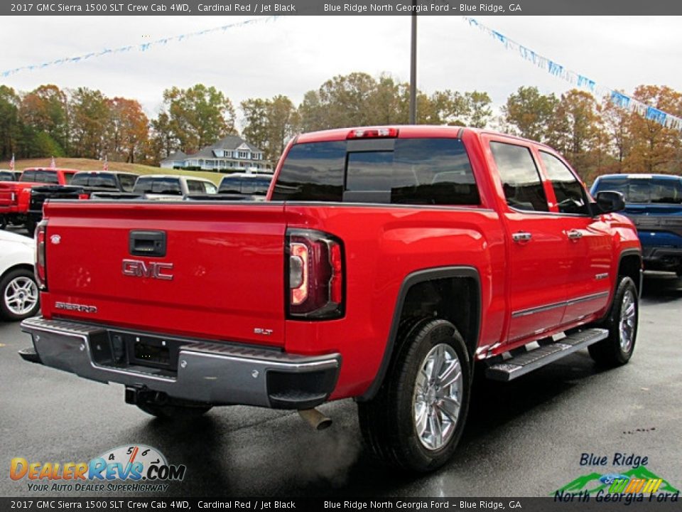 2017 GMC Sierra 1500 SLT Crew Cab 4WD Cardinal Red / Jet Black Photo #5