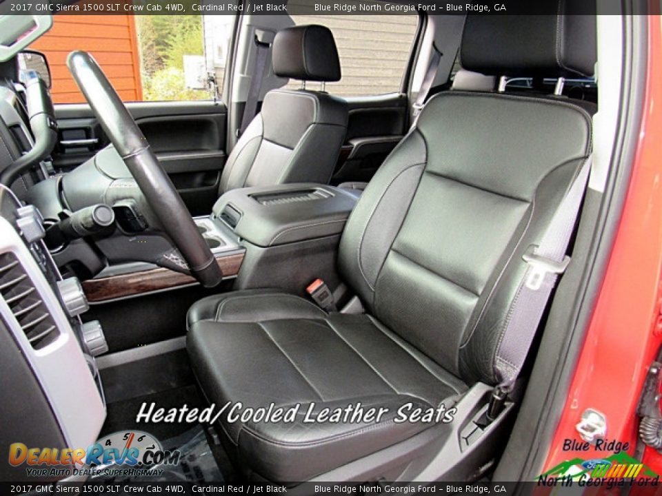 2017 GMC Sierra 1500 SLT Crew Cab 4WD Cardinal Red / Jet Black Photo #10