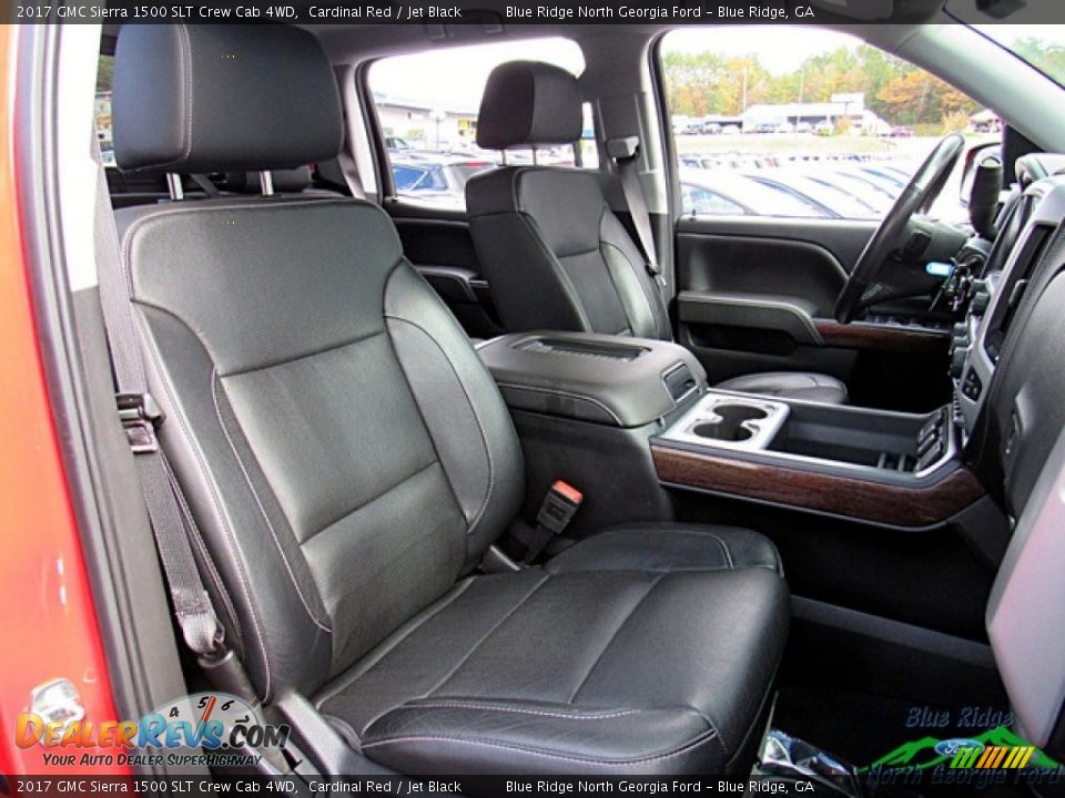 2017 GMC Sierra 1500 SLT Crew Cab 4WD Cardinal Red / Jet Black Photo #11