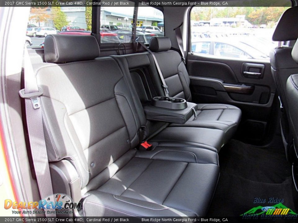 2017 GMC Sierra 1500 SLT Crew Cab 4WD Cardinal Red / Jet Black Photo #12