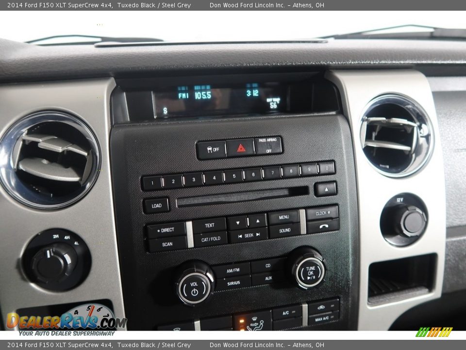 2014 Ford F150 XLT SuperCrew 4x4 Tuxedo Black / Steel Grey Photo #22