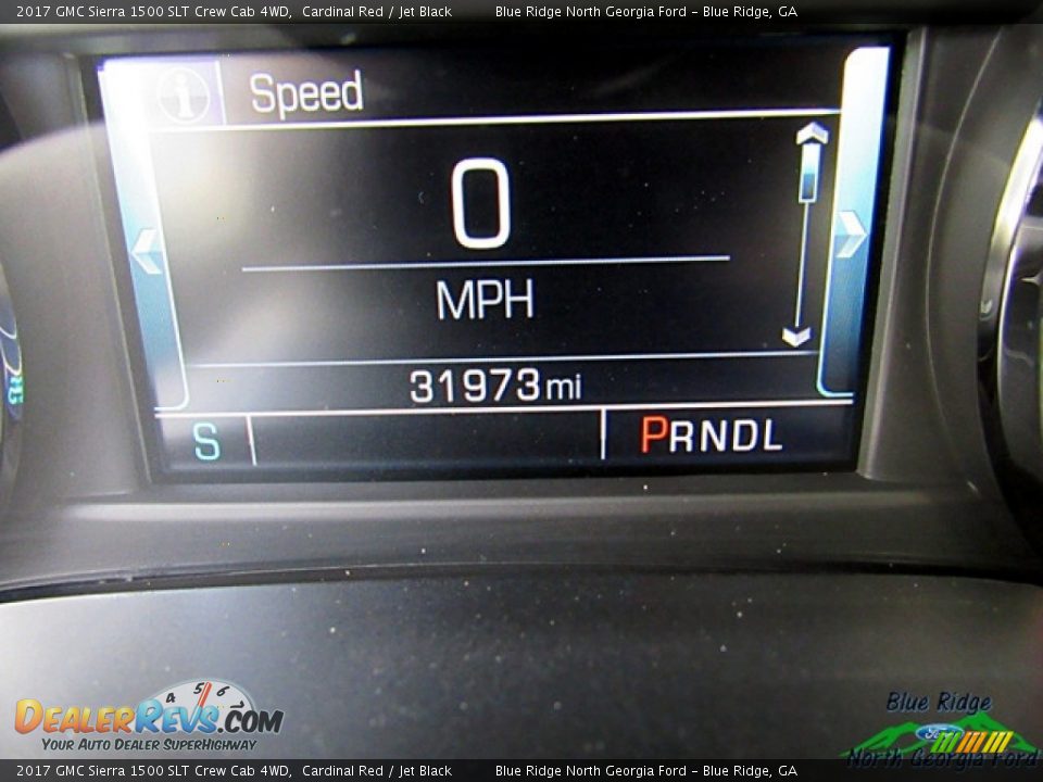 2017 GMC Sierra 1500 SLT Crew Cab 4WD Cardinal Red / Jet Black Photo #16