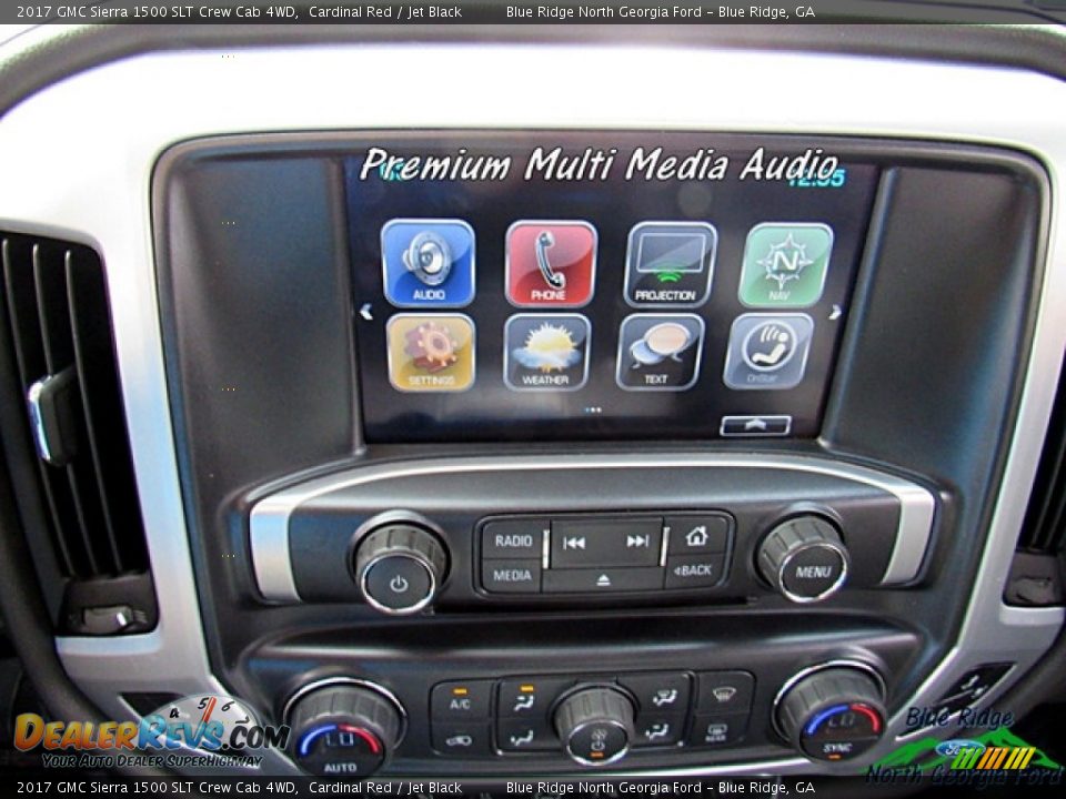 2017 GMC Sierra 1500 SLT Crew Cab 4WD Cardinal Red / Jet Black Photo #17