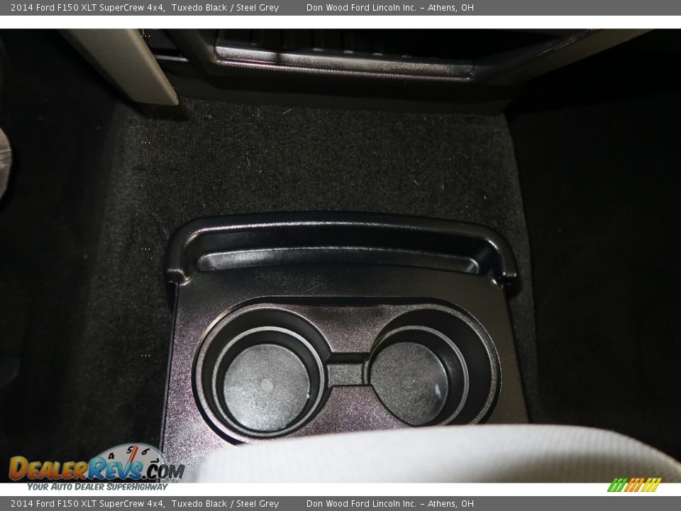2014 Ford F150 XLT SuperCrew 4x4 Tuxedo Black / Steel Grey Photo #24