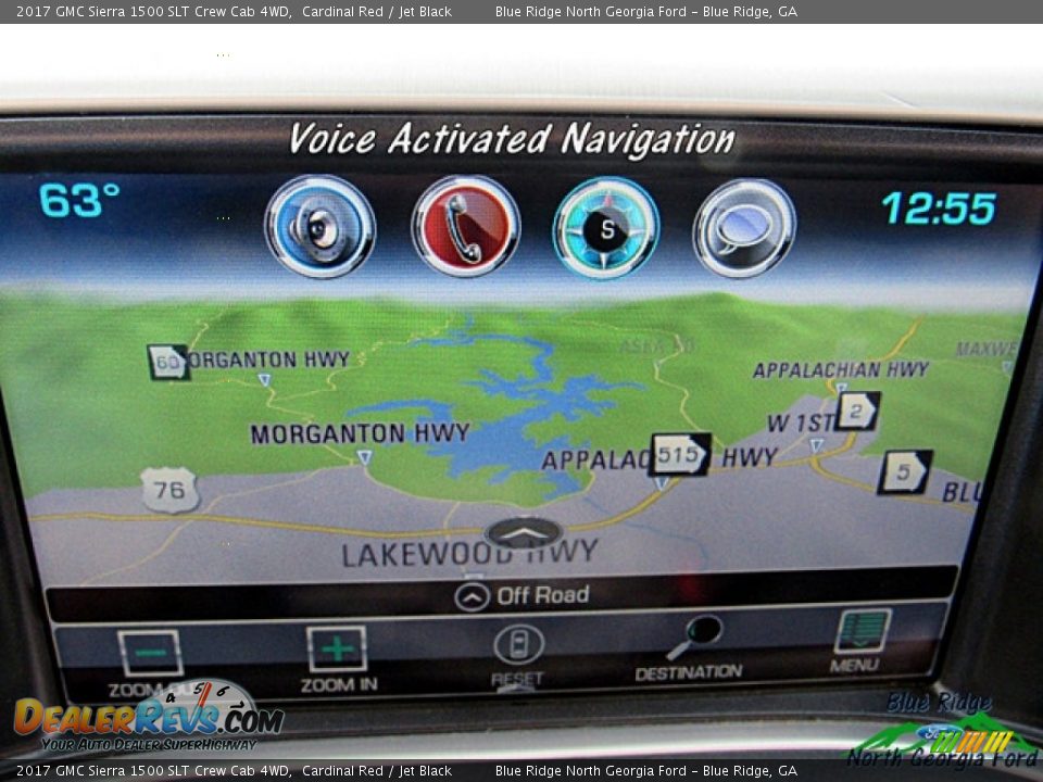 2017 GMC Sierra 1500 SLT Crew Cab 4WD Cardinal Red / Jet Black Photo #18