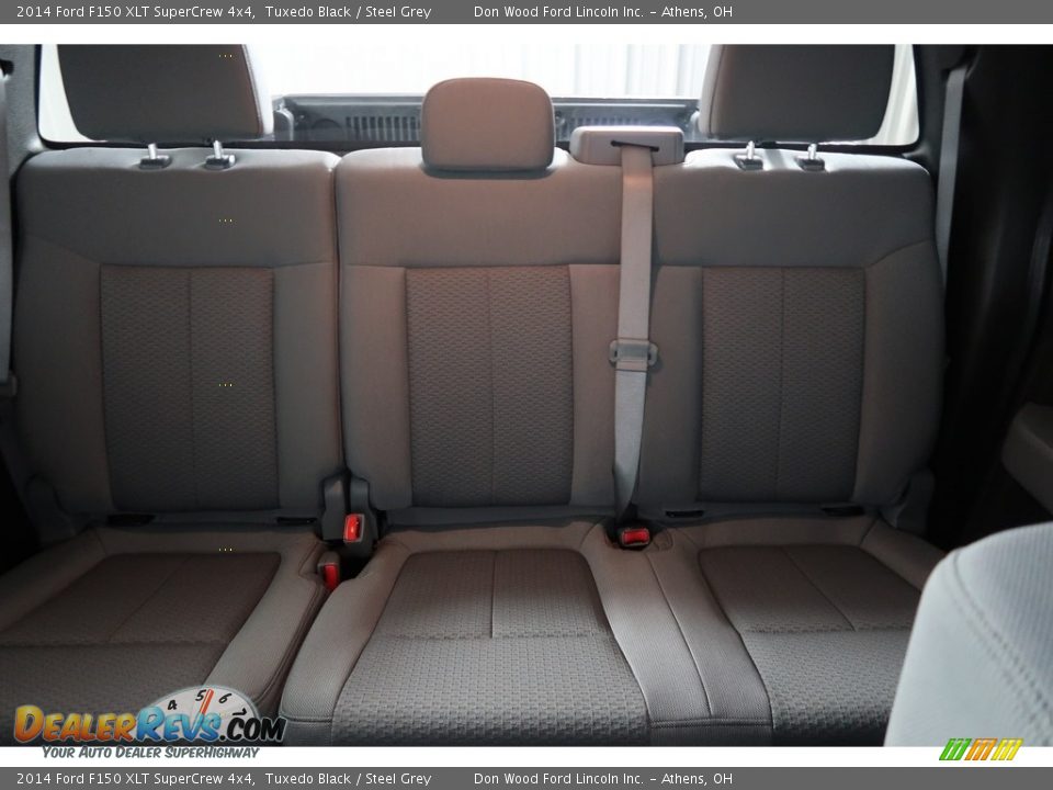 2014 Ford F150 XLT SuperCrew 4x4 Tuxedo Black / Steel Grey Photo #25