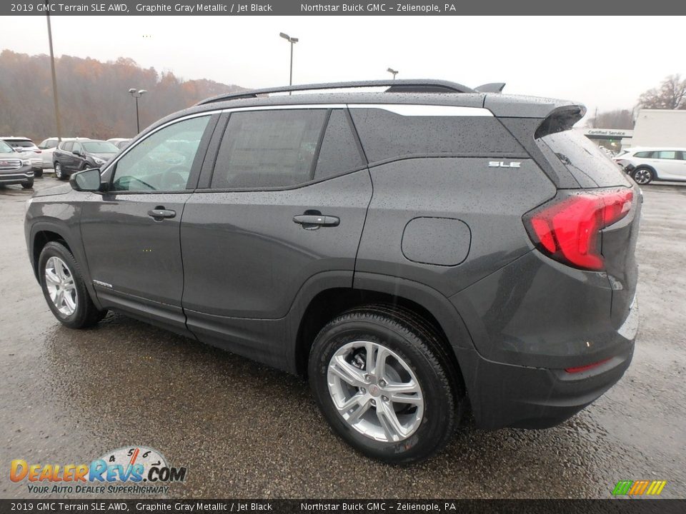 2019 GMC Terrain SLE AWD Graphite Gray Metallic / Jet Black Photo #9