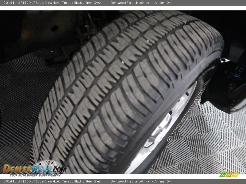 2014 Ford F150 XLT SuperCrew 4x4 Tuxedo Black / Steel Grey Photo #26