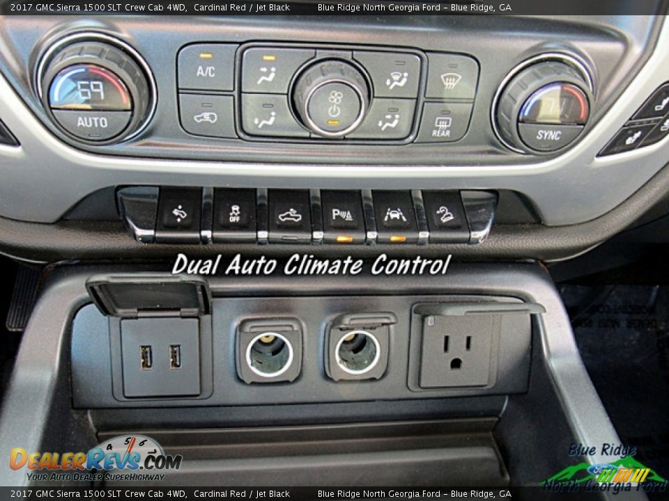 2017 GMC Sierra 1500 SLT Crew Cab 4WD Cardinal Red / Jet Black Photo #20