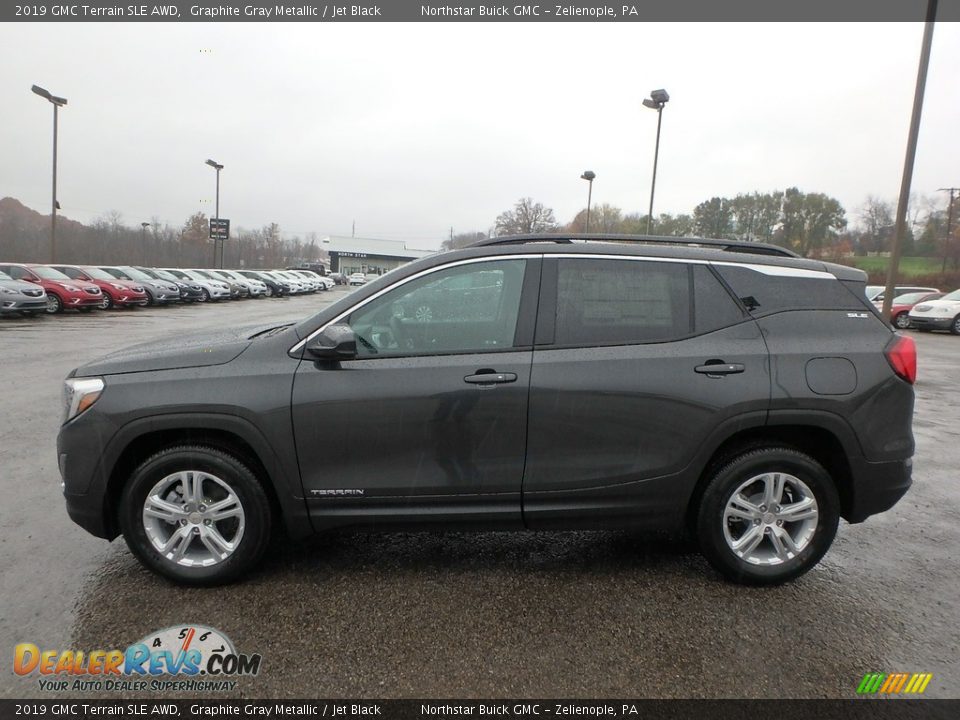 2019 GMC Terrain SLE AWD Graphite Gray Metallic / Jet Black Photo #10