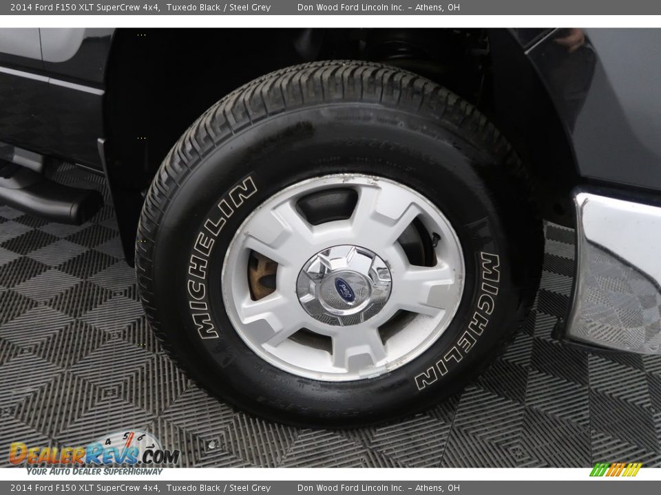 2014 Ford F150 XLT SuperCrew 4x4 Tuxedo Black / Steel Grey Photo #27
