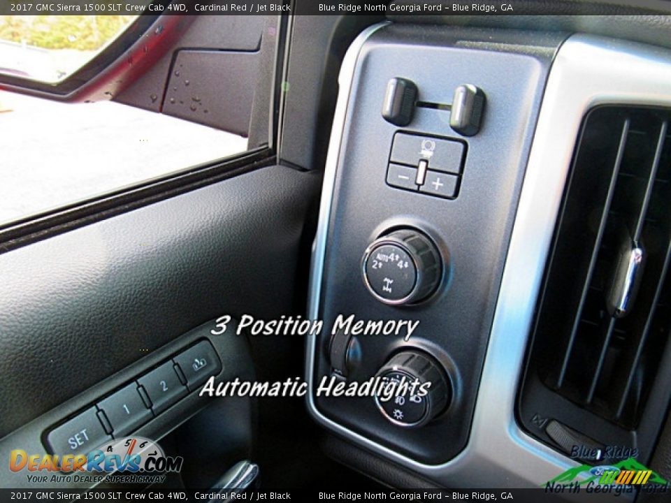 2017 GMC Sierra 1500 SLT Crew Cab 4WD Cardinal Red / Jet Black Photo #21