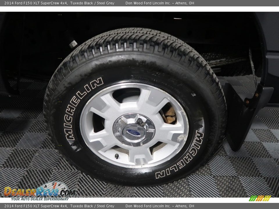 2014 Ford F150 XLT SuperCrew 4x4 Tuxedo Black / Steel Grey Photo #29