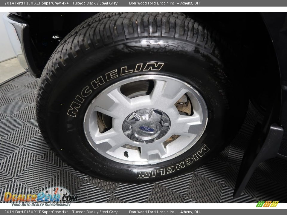 2014 Ford F150 XLT SuperCrew 4x4 Tuxedo Black / Steel Grey Photo #30