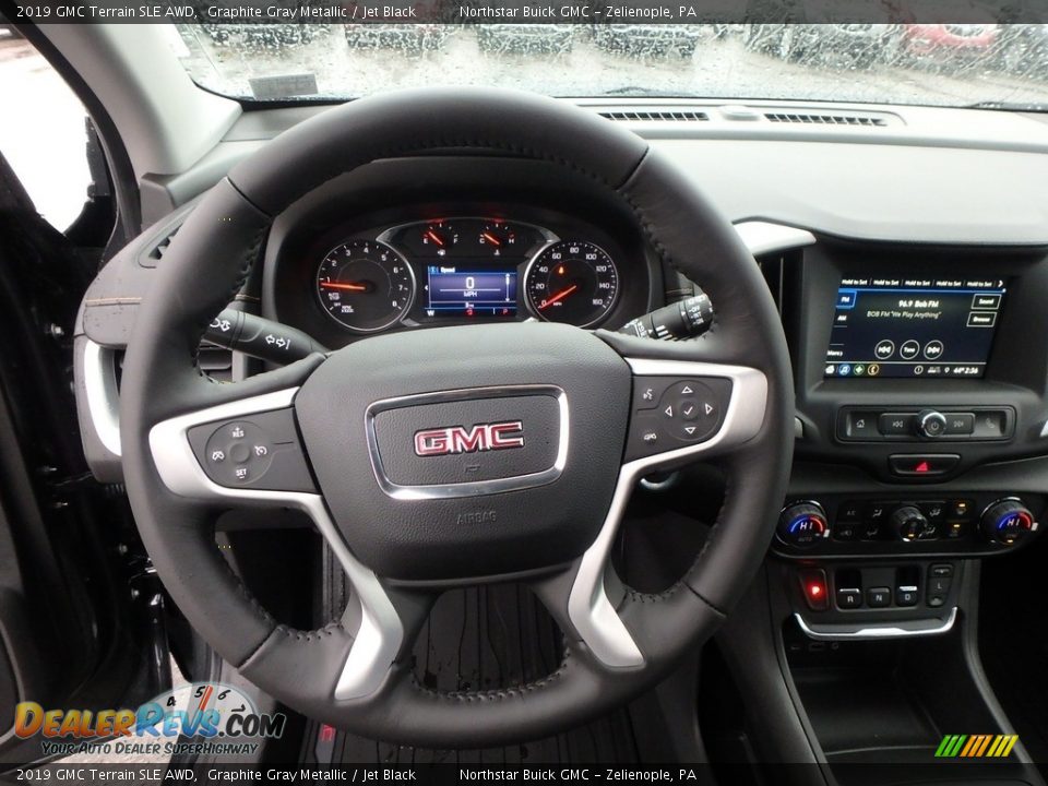 2019 GMC Terrain SLE AWD Graphite Gray Metallic / Jet Black Photo #17