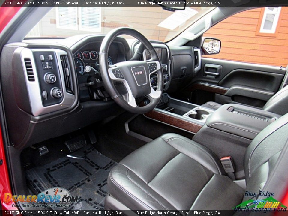 2017 GMC Sierra 1500 SLT Crew Cab 4WD Cardinal Red / Jet Black Photo #29